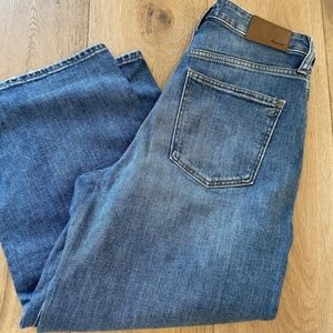 Madewell Perfect Vintage Curvy Slim Wide Leg Jean size 27
